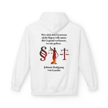 Hoodie Sweatshirt | Johann Wolfgang von Goethe - Gesetze