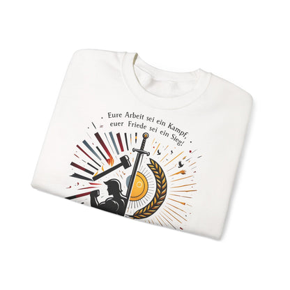 Unisex Heavy Blend™ Rundhals-Sweatshirt - Friedrich Nietzsche | Eure Arbeit sei ein Kampf!