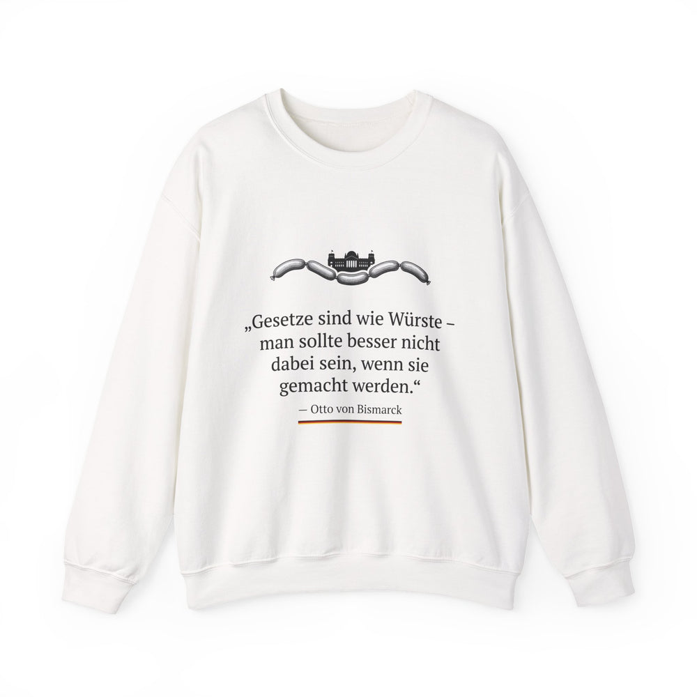 Unisex Heavy Blend™ Rundhals-Sweatshirt - Otto von Bismarck | Gesetze sind wie Würste