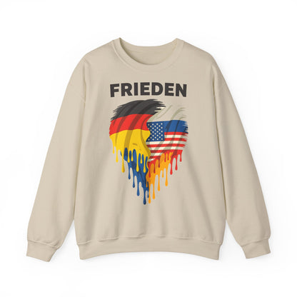 Unisex Heavy Blend™ Rundhals-Sweatshirt - Frieden | Herz