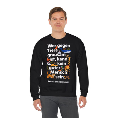 Unisex Heavy Blend™ Rundhals-Sweatshirt - Arthur Schopenhauer | Kein guter Mensch