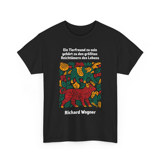 Unisex-T-Shirt aus Baumwolle - Richard Wagner | Tierfreund