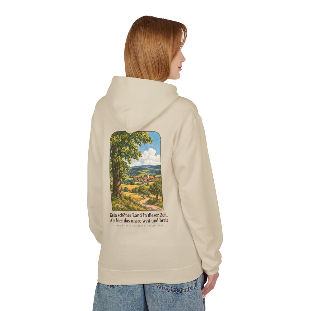 Hoodie Sweatshirt - Anton Wilhelm von Zuccalmaglio | Kein schöner Land in dieser Zeit – Landschaft