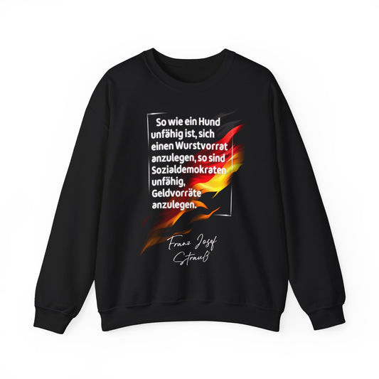 Unisex Heavy Blend™ Rundhals-Sweatshirt - Franz Josef Strauß | Wurstvorrat