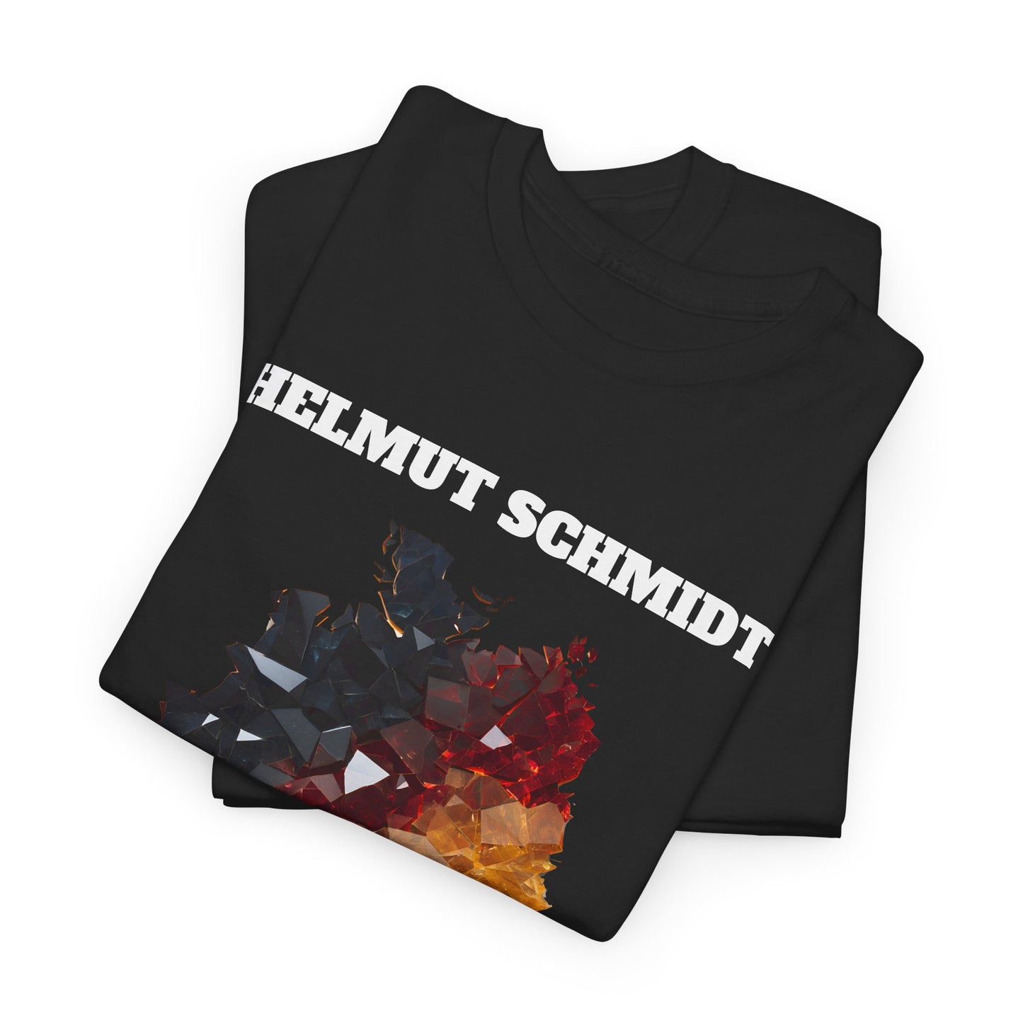 Unisex-T-Shirt aus Baumwolle - Helmut Schmidt Spruch