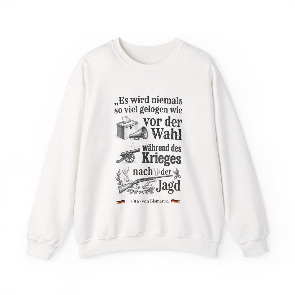 Unisex Heavy Blend™ Rundhals-Sweatshirt - Otto von Bismarck | Es wird niemals so viel gelogen wie...