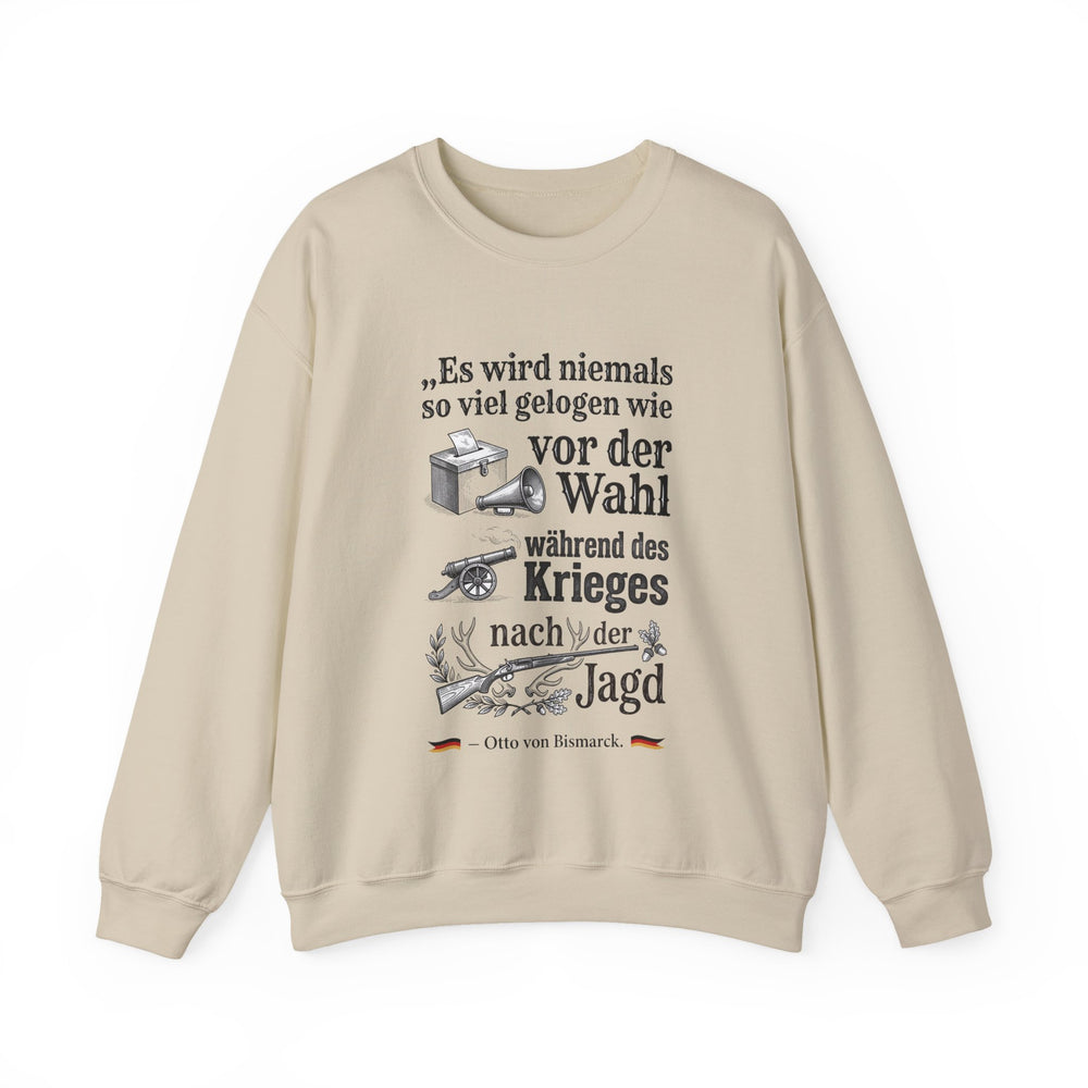 Unisex Heavy Blend™ Rundhals-Sweatshirt - Otto von Bismarck | Es wird niemals so viel gelogen wie...