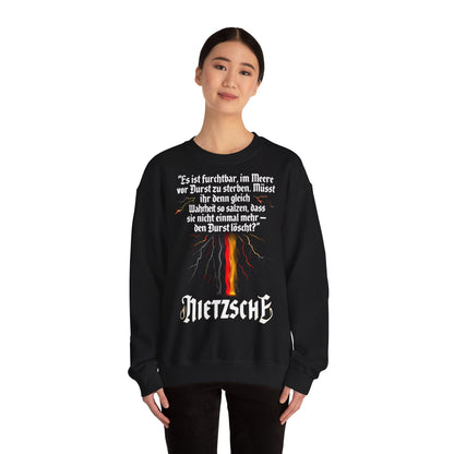 Unisex Heavy Blend™ Rundhals-Sweatshirt - Friedrich Nietzsche | Wahrheit