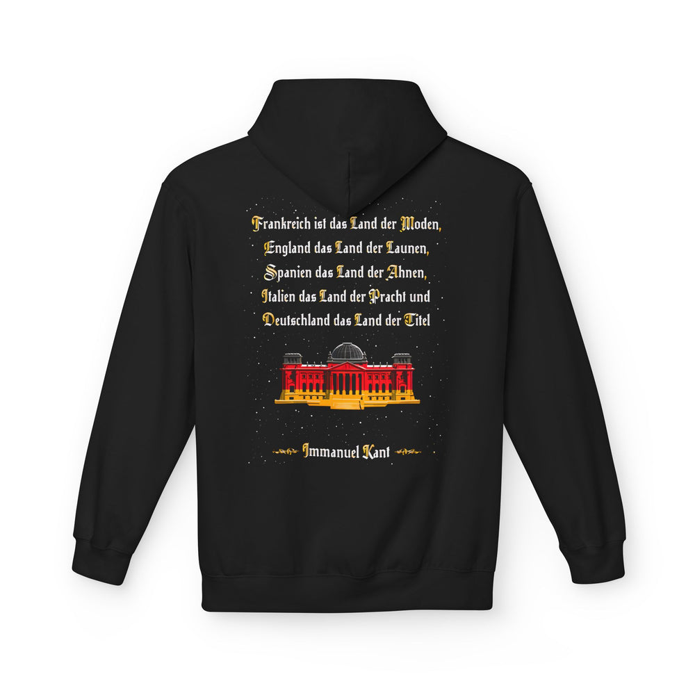 Hoodie Sweatshirt | Immanuel Kant - Land der Titel