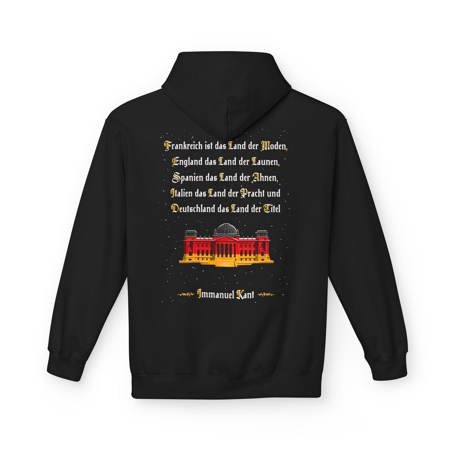 Hoodie Sweatshirt | Immanuel Kant - Land der Titel