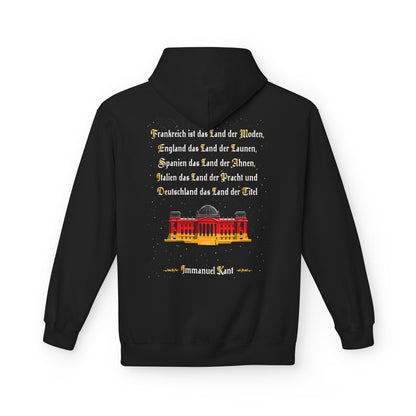 Hoodie Sweatshirt | Immanuel Kant - Land der Titel