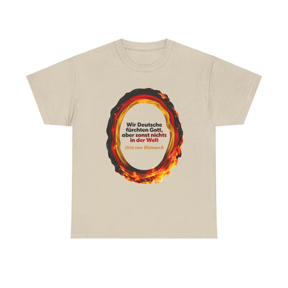 Unisex-T-Shirt aus Baumwolle - Otto von Bismarck | Zitat