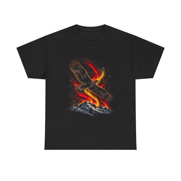 Unisex-T-Shirt aus Baumwolle - Deutscher Adler | Polarlicht
