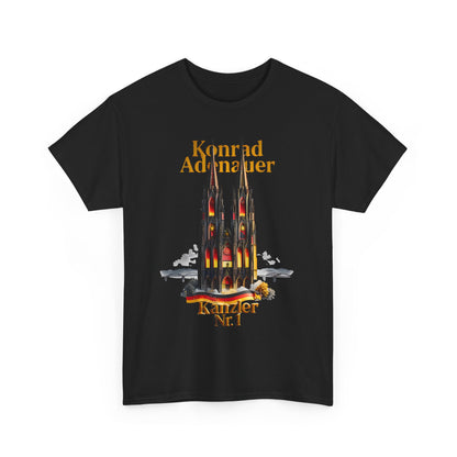 Unisex-T-Shirt aus Baumwolle - Konrad Adenauer | Kanzler Nr. 1