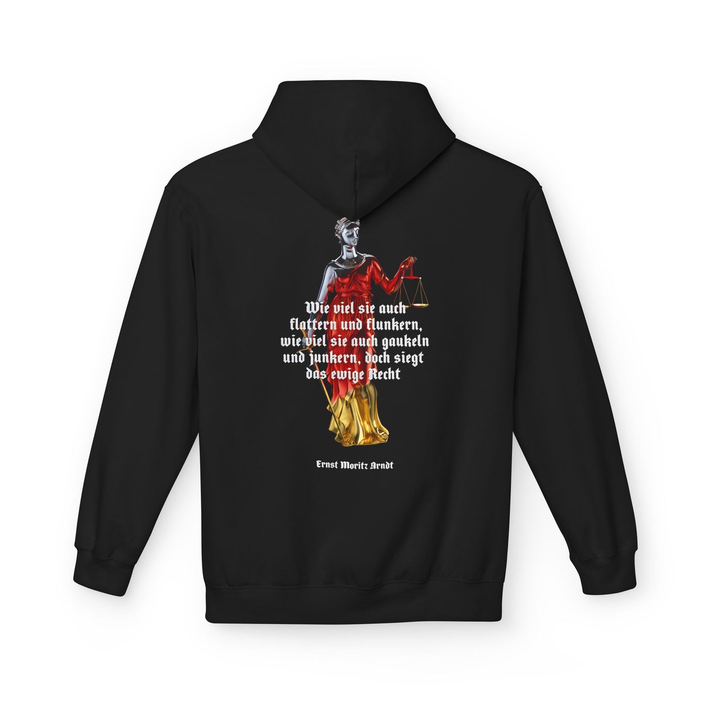 Hoodie Sweatshirt | Ernst Moritz Arndt - Doch siegt das ewige Recht