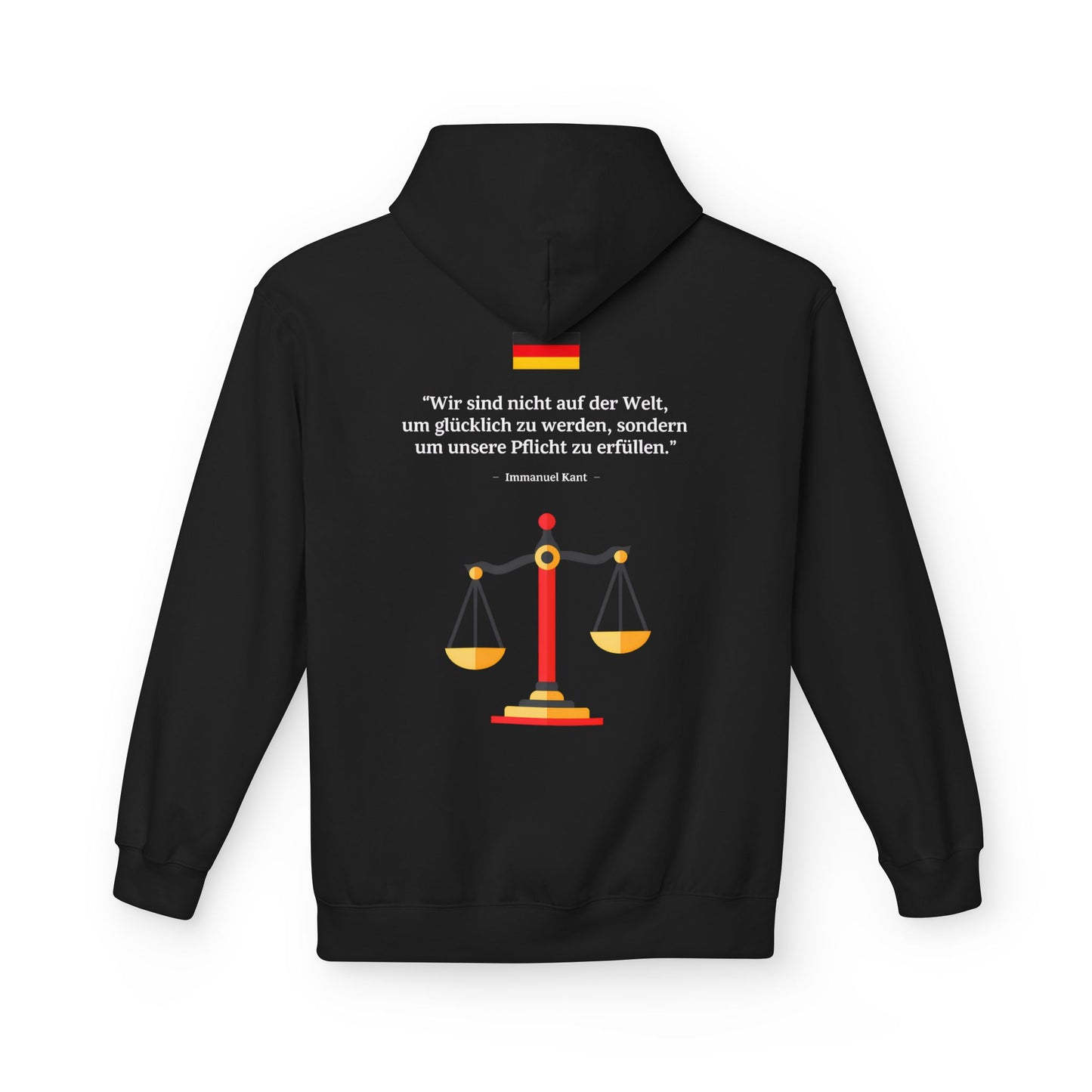 Hoodie Sweatshirt | Immanuel Kant - Pflicht