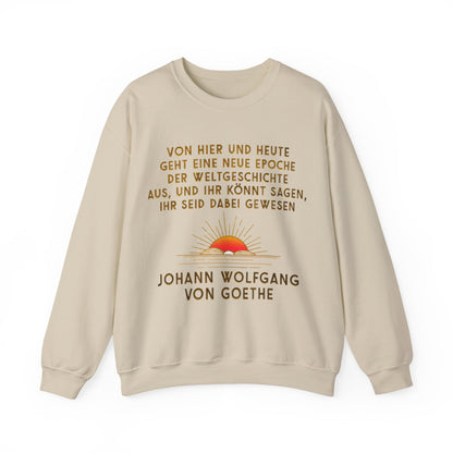 Unisex Heavy Blend™ Rundhals-Sweatshirt - Johann Wolfgang von Goethe | Weltgeschichte