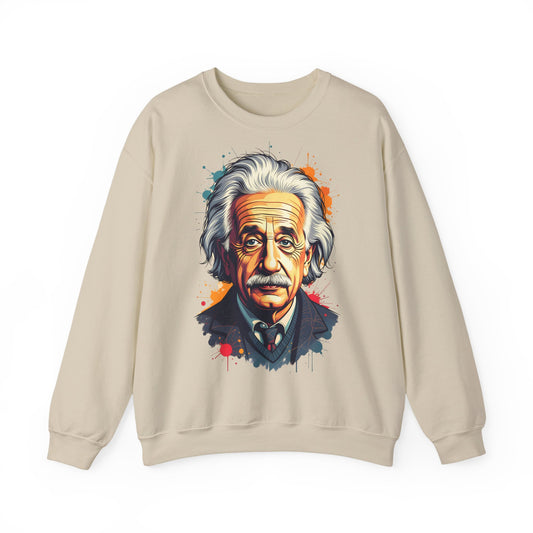 Unisex Heavy Blend™ Rundhals-Sweatshirt - Albert Einstein | Silhouette