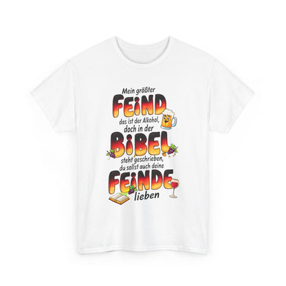 Unisex-T-Shirt aus Baumwolle - Deutscher Trinkspruch | Bibel