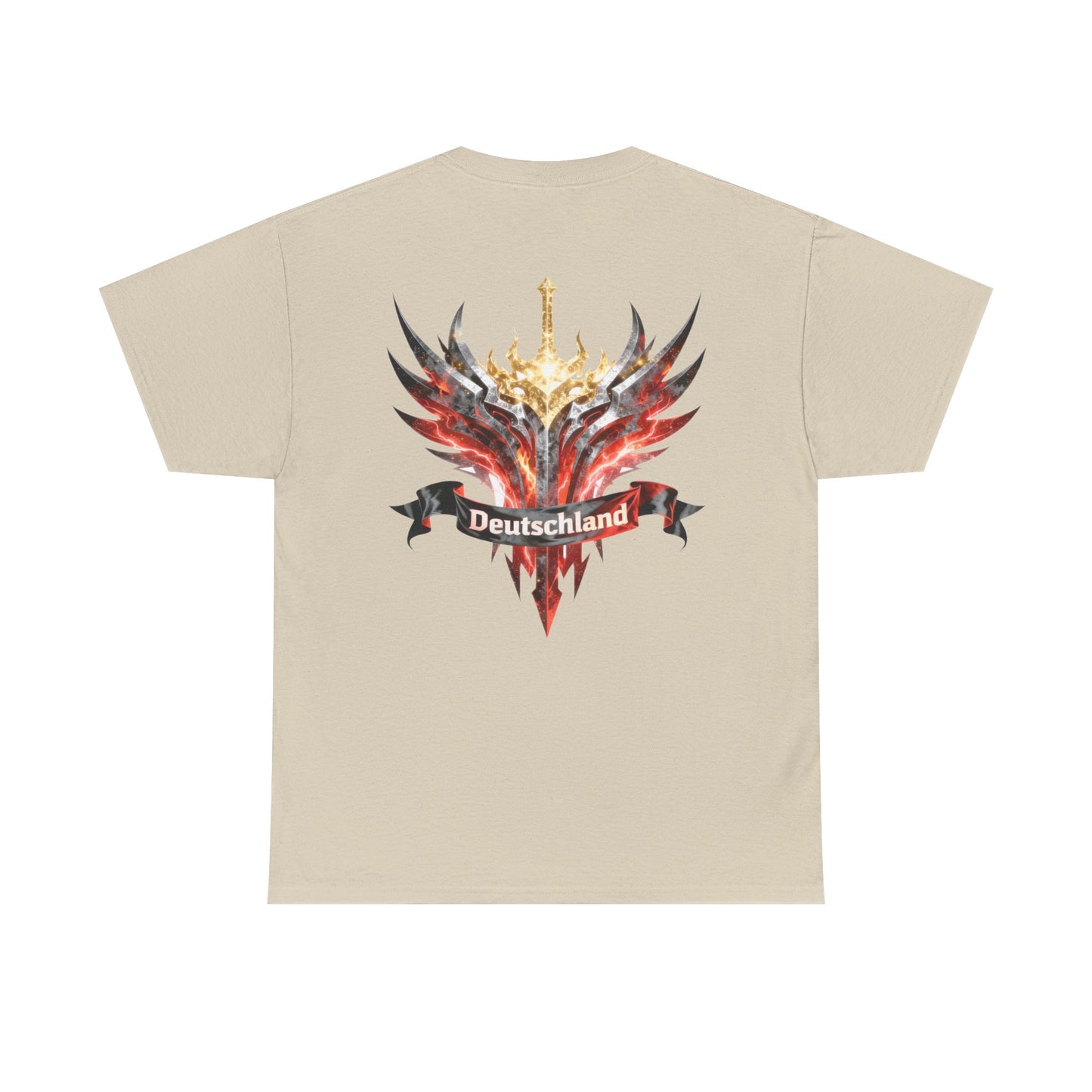 Unisex-T-Shirt aus Baumwolle - Deutschland | Druck auf Vorder- und Hinterseite