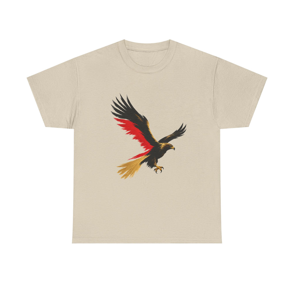 Unisex-T-Shirt aus Baumwolle - Deutscher Adler | Schlicht