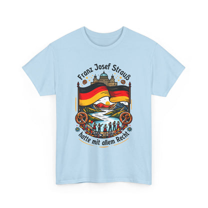 Unisex-T-Shirt aus Baumwolle - Franz Josef Strauß