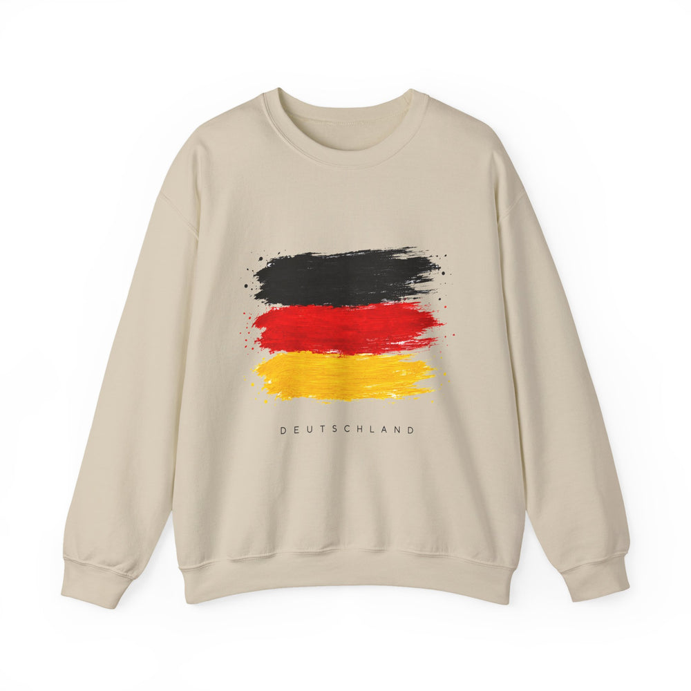 Unisex Heavy Blend™ Rundhals-Sweatshirt - Deutschlandflagge | Pinselstrich