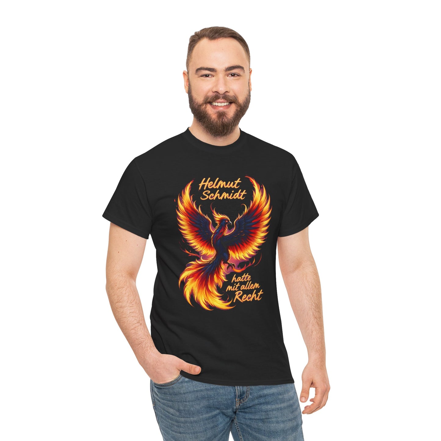 Unisex-T-Shirt aus Baumwolle - Helmut Schmidt | Hatte Recht