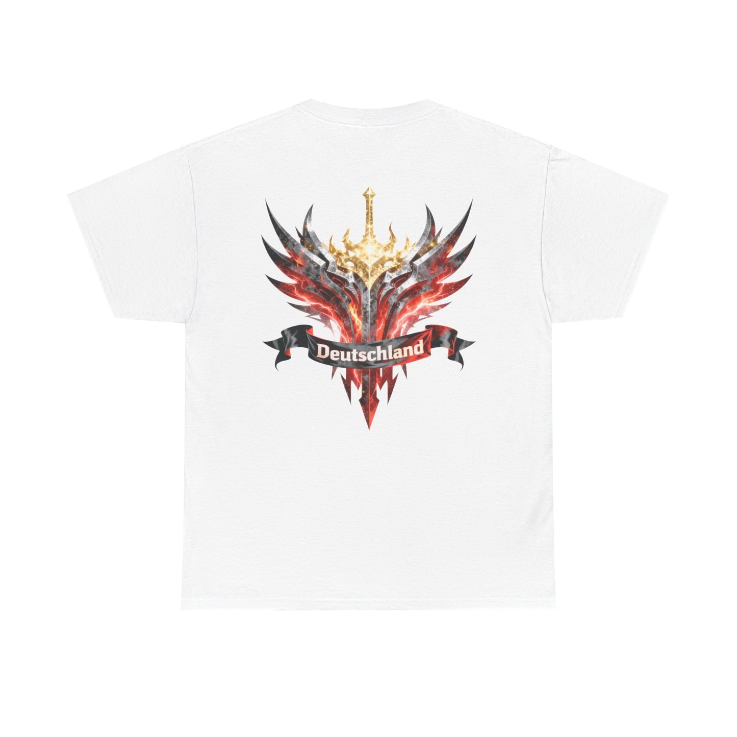 Unisex-T-Shirt aus Baumwolle - Deutschland | Druck auf Vorder- und Hinterseite