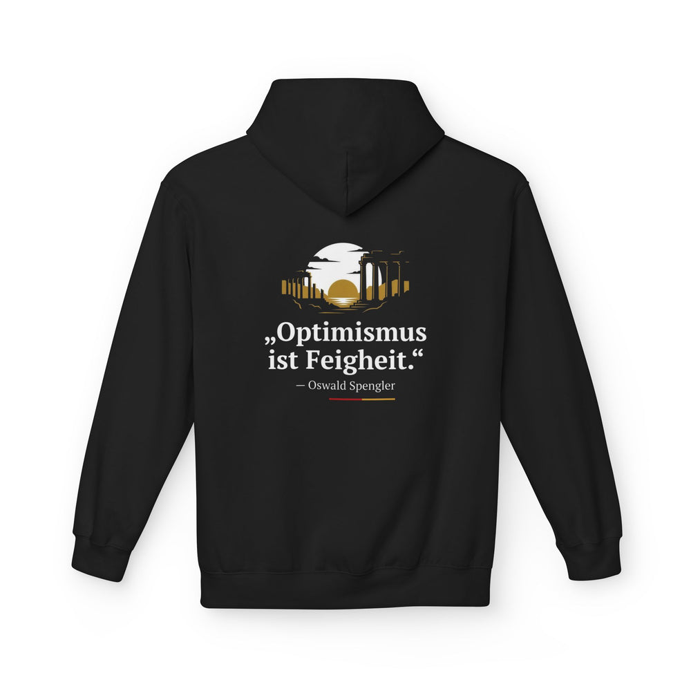 Hoodie Sweatshirt - Oswald Spengler | Optimismus ist Feigheit