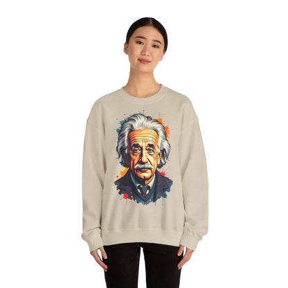 Unisex Heavy Blend™ Rundhals-Sweatshirt - Albert Einstein | Silhouette