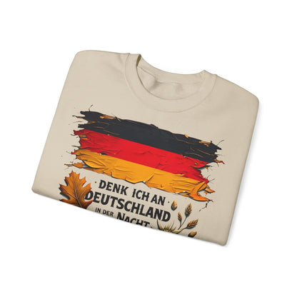 Unisex Heavy Blend™ Rundhals-Sweatshirt - Heinrich Heine | Denk ich an Deutschland in der Nacht