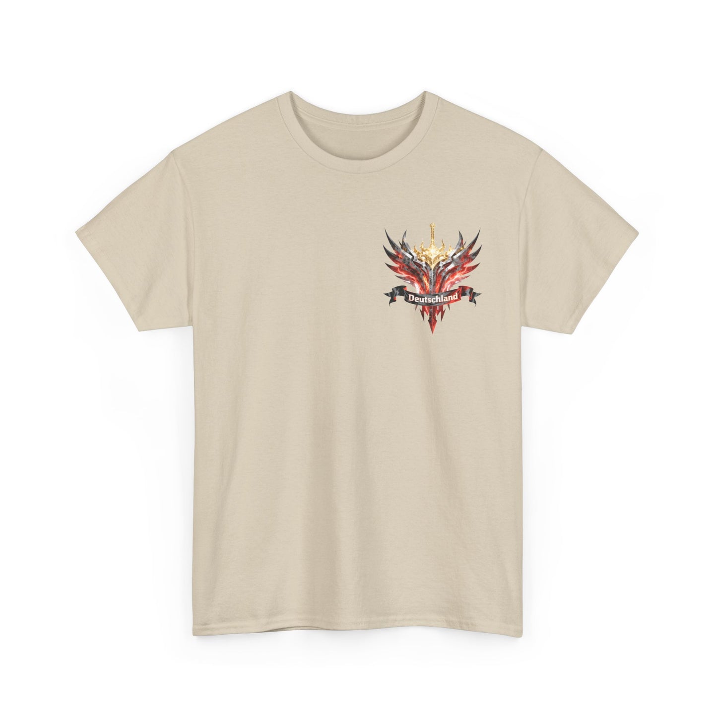 Unisex-T-Shirt aus Baumwolle - Deutschland | Druck auf Vorder- und Hinterseite