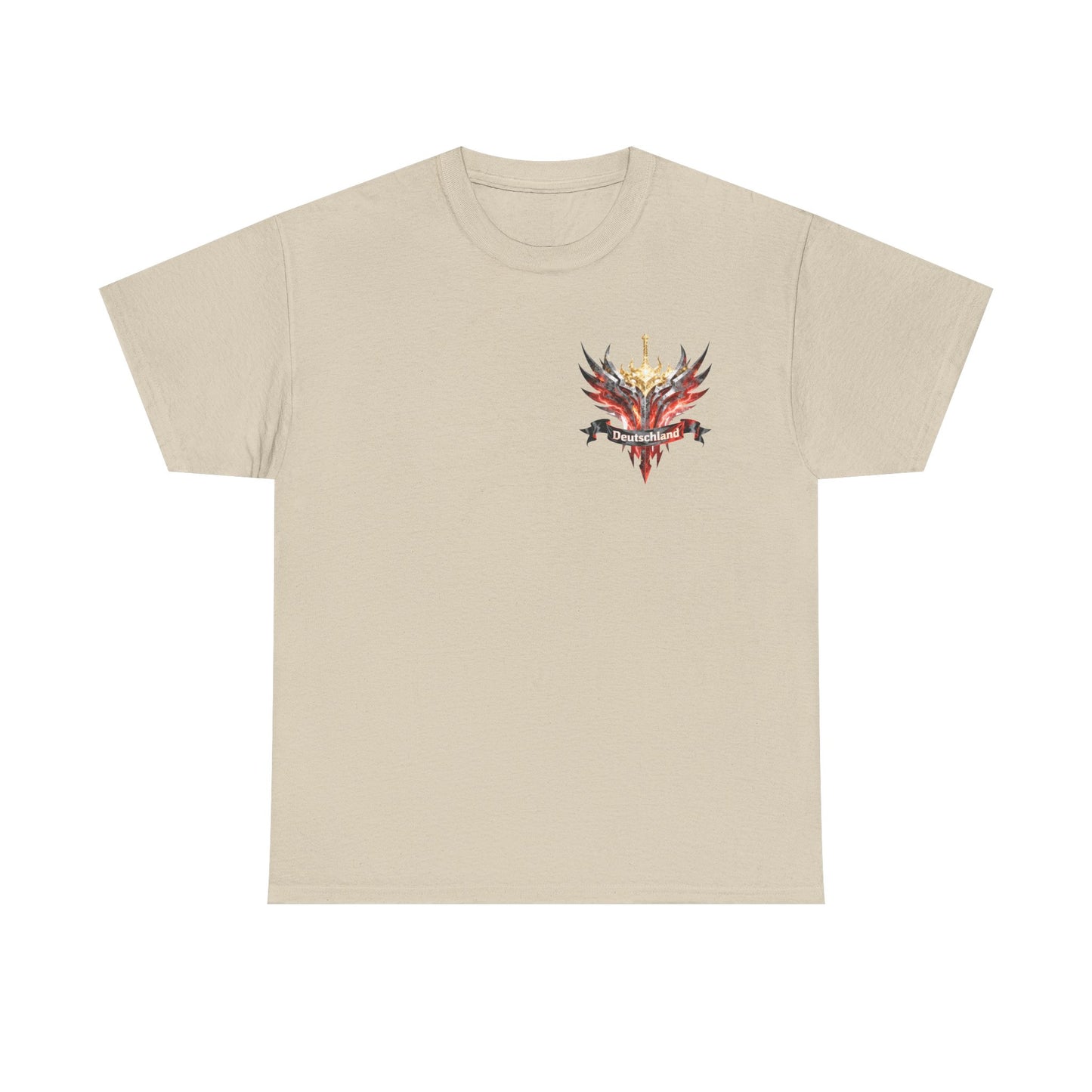 Unisex-T-Shirt aus Baumwolle - Deutschland | Druck auf Vorder- und Hinterseite