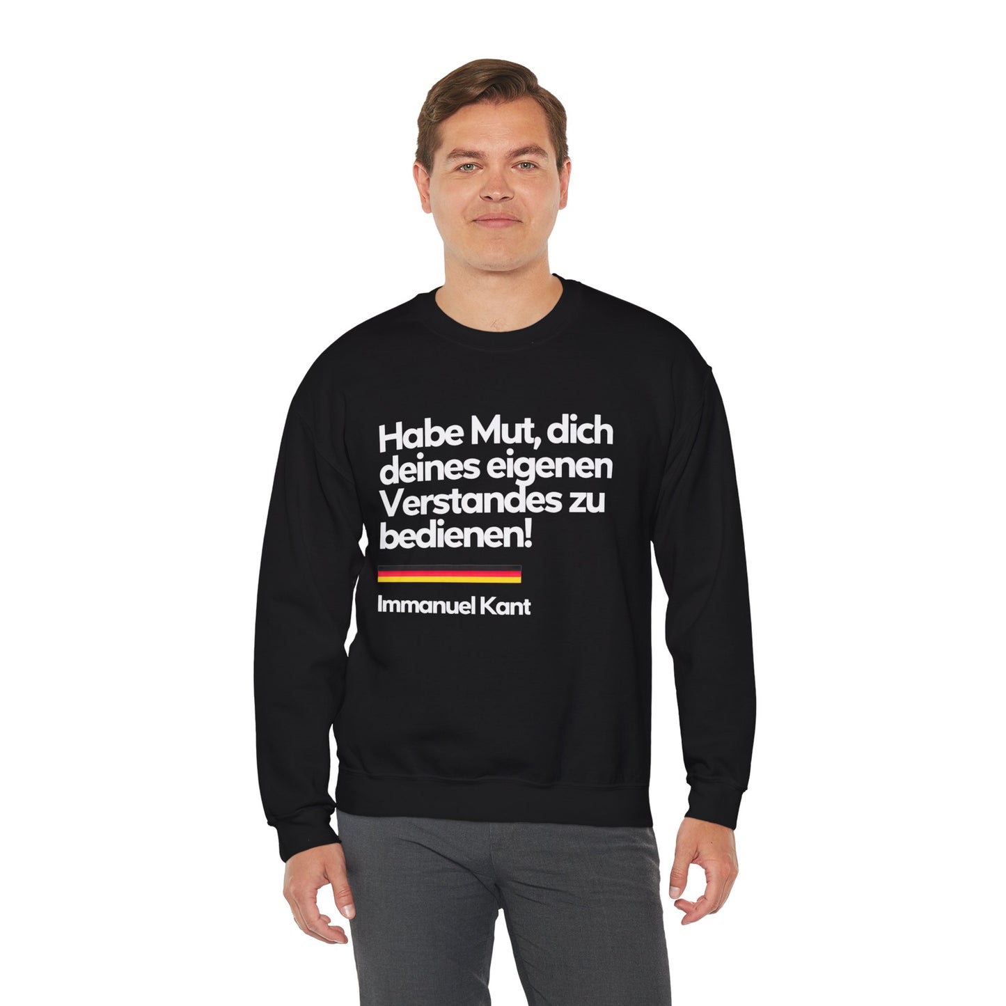 Unisex Heavy Blend™ Rundhals-Sweatshirt - Immanuel Kant | Habe Mut, dich deines eigenen Verstandes zu bedienen