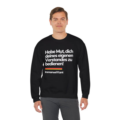 Unisex Heavy Blend™ Rundhals-Sweatshirt - Immanuel Kant | Habe Mut, dich deines eigenen Verstandes zu bedienen