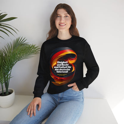 Unisex Heavy Blend™ Rundhals-Sweatshirt - Hoffmann von Fallersleben | Einigkeit, Recht, Freiheit