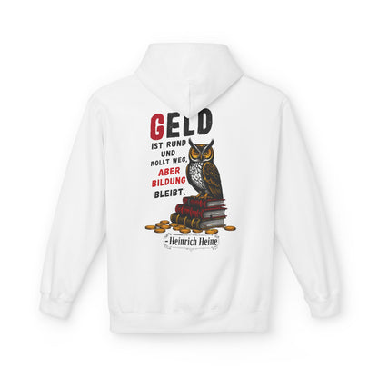 Hoodie Sweatshirt | Heinrich Heine - Geld rollt weg