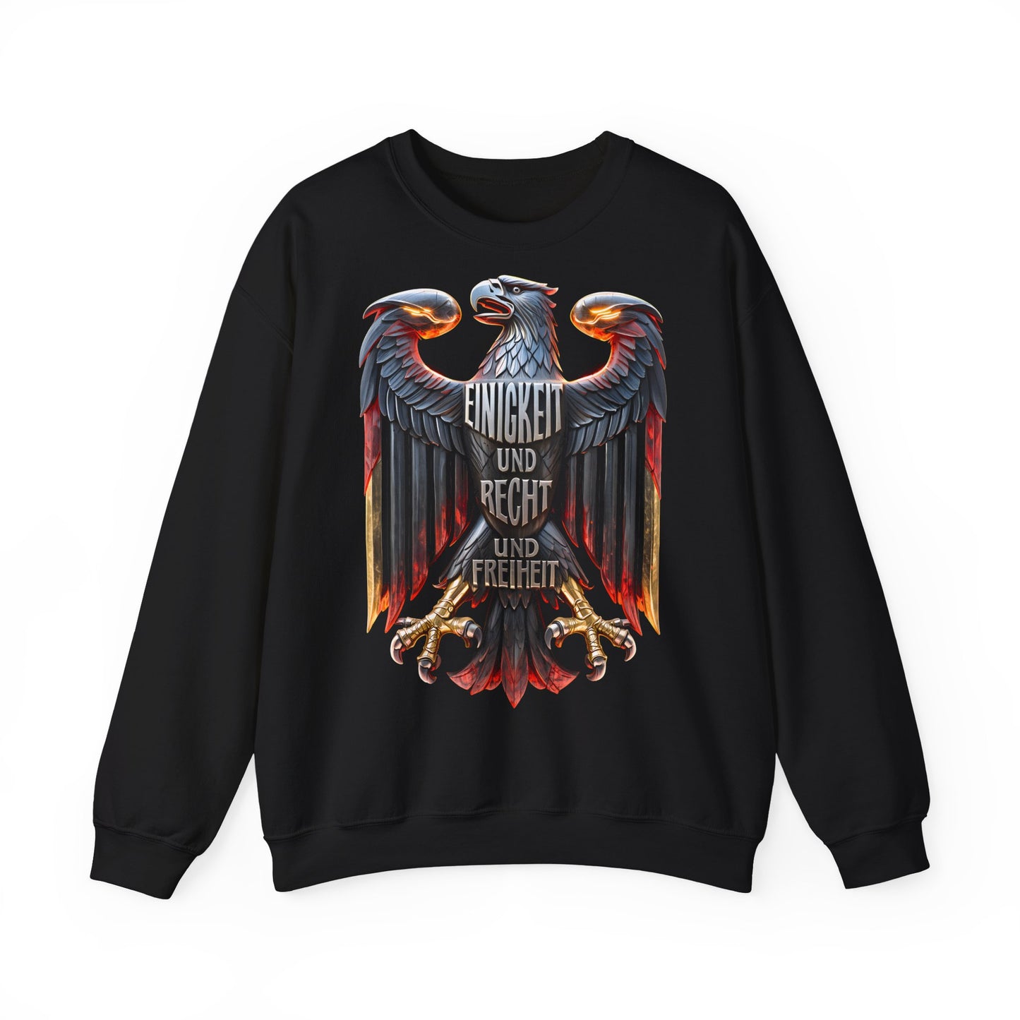 Unisex Heavy Blend™ Rundhals-Sweatshirt - Einigkeit und Recht und Freiheit | Adler
