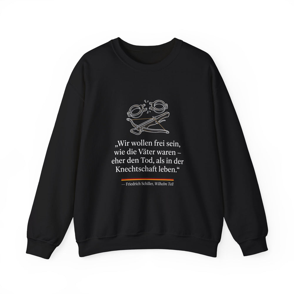 Unisex Heavy Blend™ Rundhals-Sweatshirt - Friedrich Schiller | Wir wollen frei sein