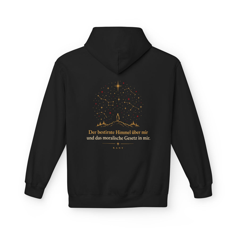 Hoodie Sweatshirt - Immanuel Kant | Der bestirnte Himmel über mir und das moralische Gesetz in mir