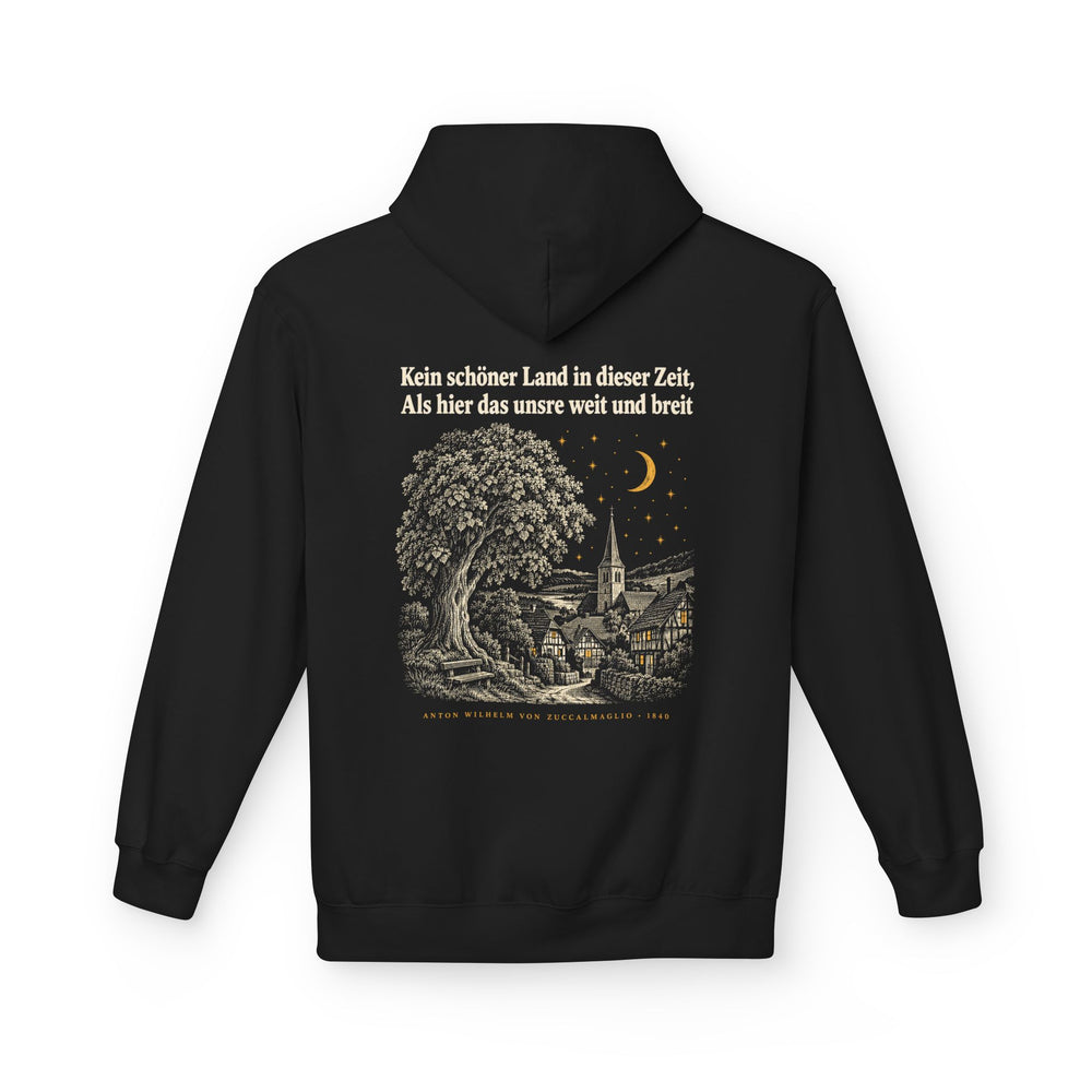 Hoodie Sweatshirt - Anton Wilhelm von Zuccalmaglio | Kein schöner Land in dieser Zeit