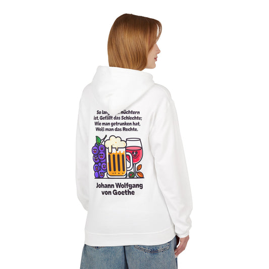 Hoodie Sweatshirt | Johann Wolfgang von Goethe - Trinkspruch