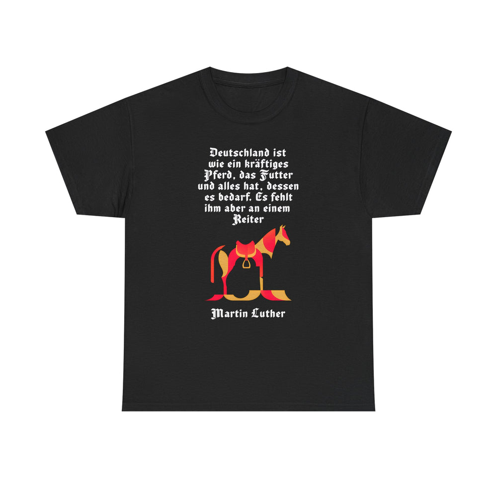 Unisex-T-Shirt aus Baumwolle - Martin Luther | Reiter