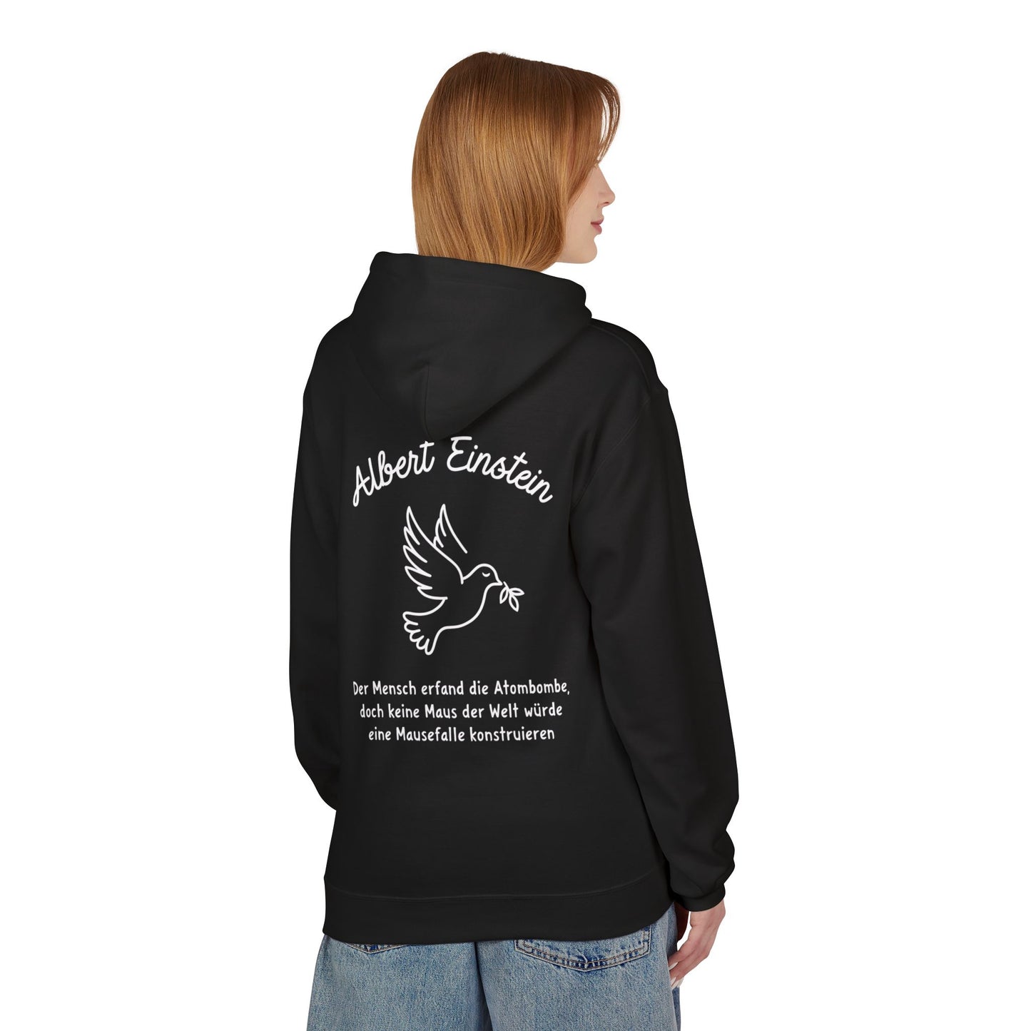 Hoodie Sweatshirt | Albert Einstein - Mausefalle