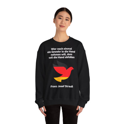 Unisex Heavy Blend™ Rundhals-Sweatshirt - Franz Josef Strauß | Gewehr