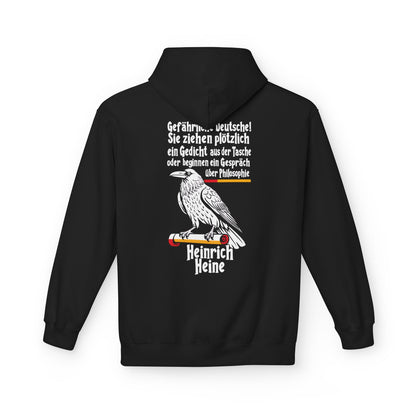 Hoodie Sweatshirt | Heinrich Heine - Gefährliche Deutsche