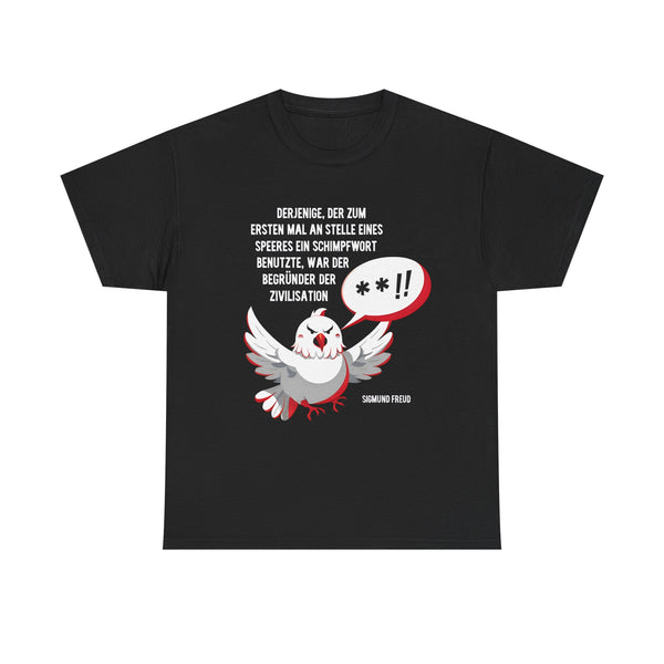 Unisex-T-Shirt aus Baumwolle - Siegmund Freund | Begründer der Zivilisation