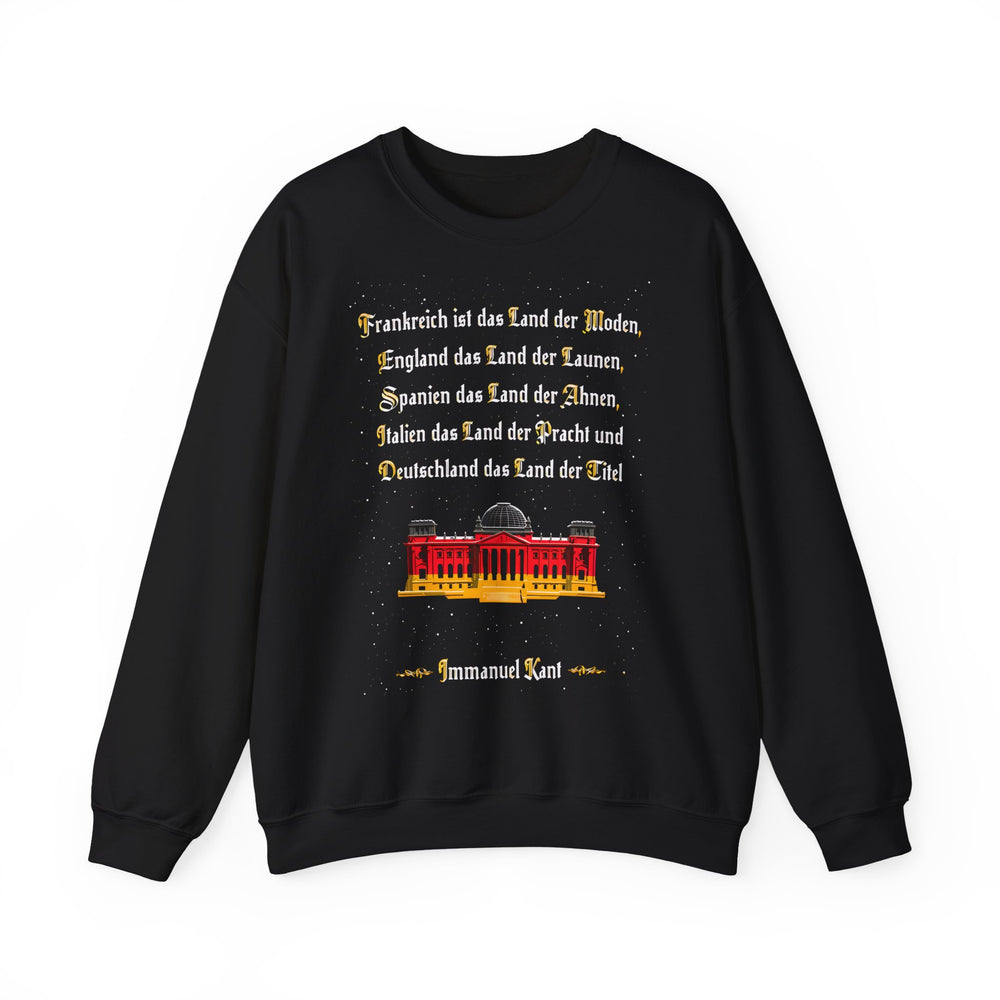 Unisex Heavy Blend™ Rundhals-Sweatshirt - Immanuel Kant | Land der Titel