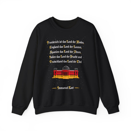 Unisex Heavy Blend™ Rundhals-Sweatshirt - Immanuel Kant | Land der Titel